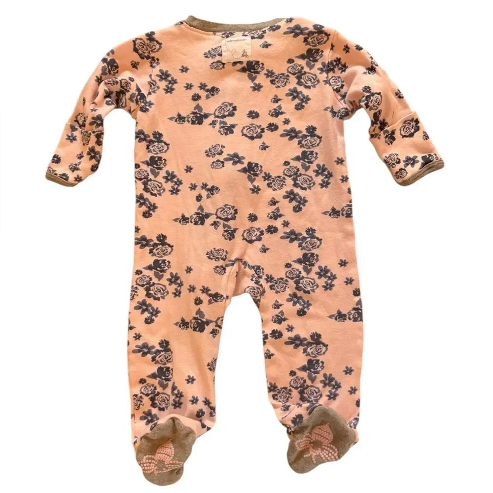 Burts Bees Organic Cotton Pajama Bundle NB 0-3 Months and 12 Months